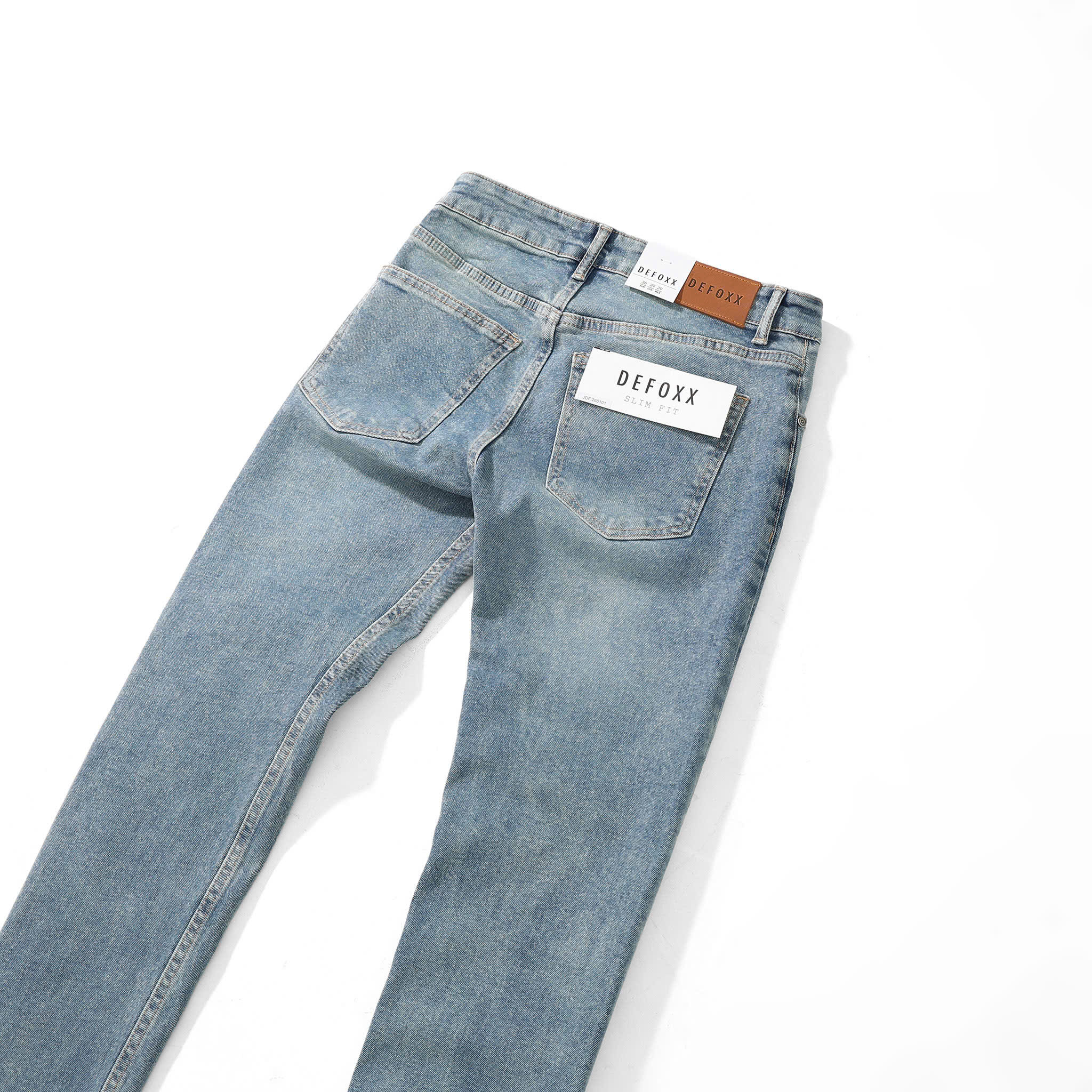 QUẦN JEANS DEFOXX XANH XÁM WASH