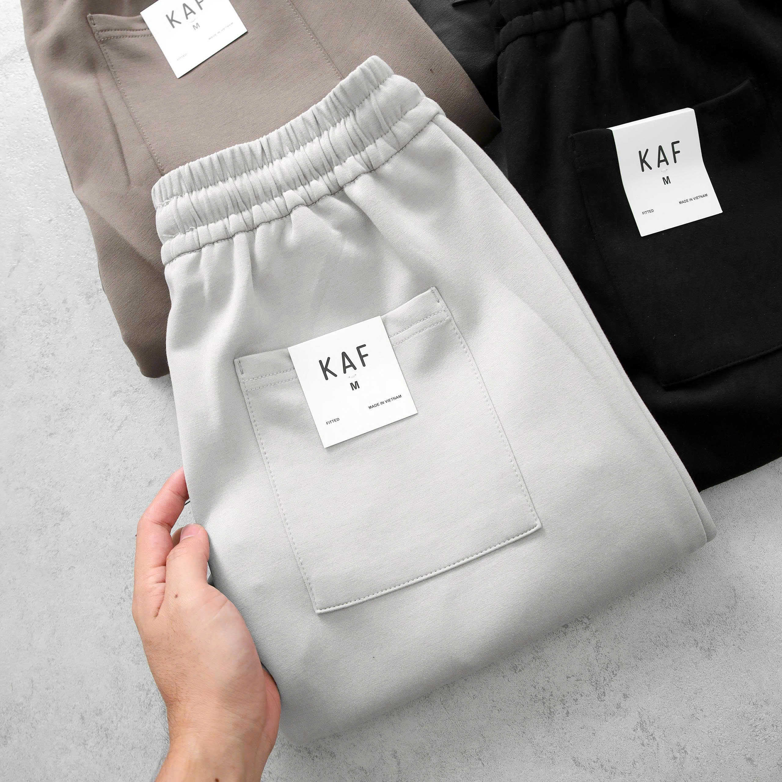 QUẦN JOGGER NỈ KAF 3M