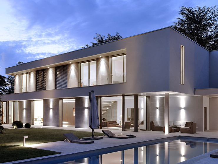 Nhôm kính với phong cách kiến trúc tối giản