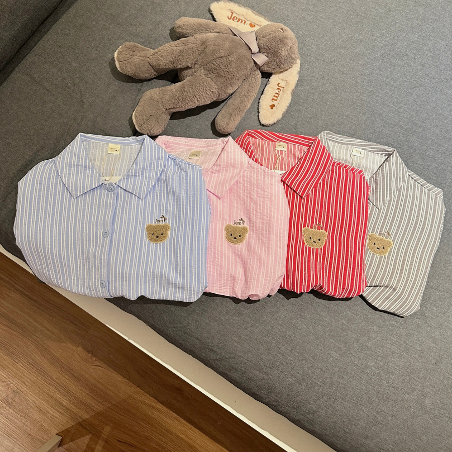 SET BỘ ĐỒ QUẦN DÀI ÁO TAY NGẮN FORM RỘNG CHẤT ĐŨI MỀM -LEIN -  8218 - JEMCLOSET