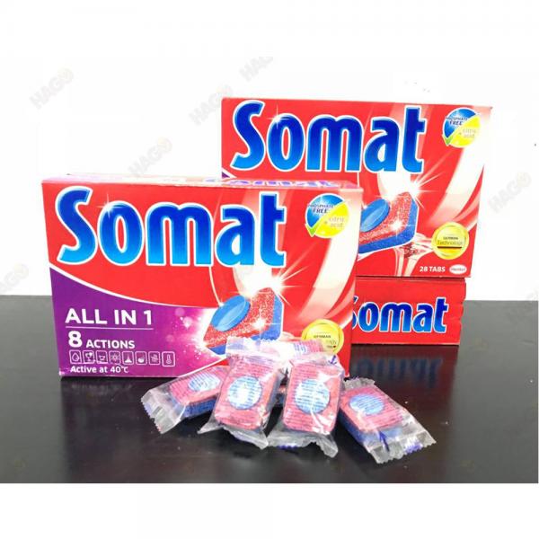 Hộp viên rửa chén Somat 2 somat 2 Hộp viên rửa chén Somat