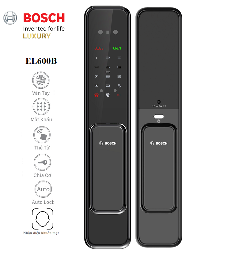 bosch el600b Khóa Cửa Vân Tay BOSCH EL600B Gold