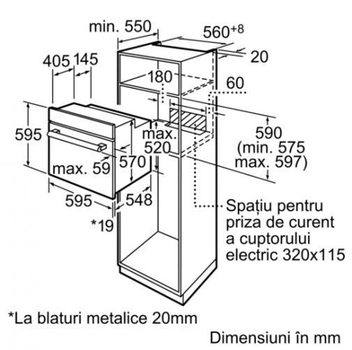 Lò nướng âm tủ BOSCH HBN531E1F|Serie 2 | Bosch Luxury
