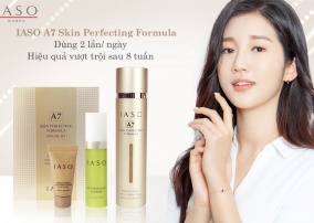 TINH CHẤT IASO A7 SKIN PERFECTING FORMULA – “ĐỈNH CAO” TRẺ HÓA DA ĐÃ CÓ MẶT TẠI VIỆT NAM