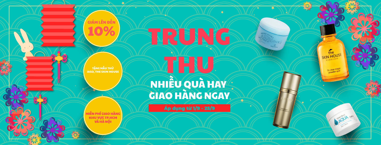 Khuyến mãi tháng 9 Trung Thu Nhiều Quà Hay - Giao Hàng Ngay