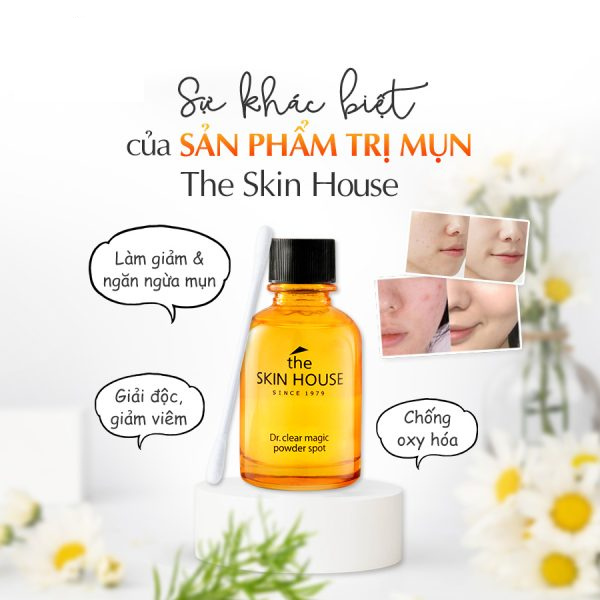 SỰ KHÁC BIỆT SẢN PHẨM TRỊ MỤN THE SKIN HOUSE
