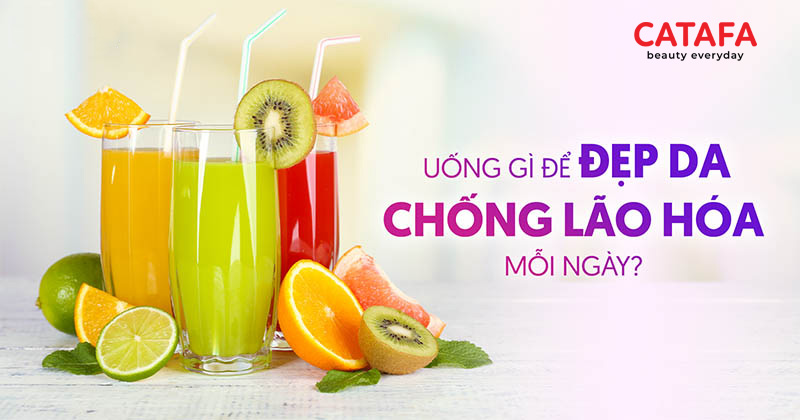 4 MÓN NƯỚC UỐNG ĐẸP DA MỖI NGÀY