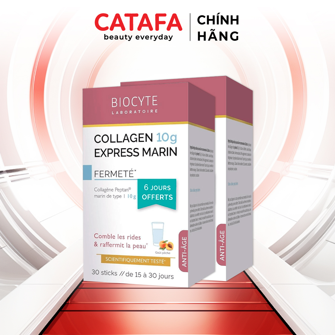 Combo 2 B03C Thực phẩm bảo vệ sức khỏe Collagen Express (Marin) - Biocyte