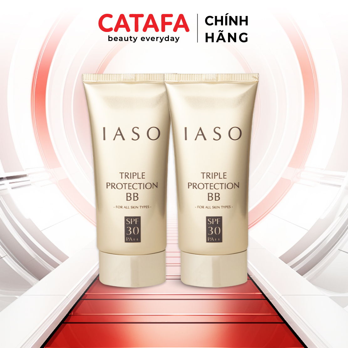 Combo 2 I30 Kem nền trang điểm Triple Protection BB SPF30 PA++ - IASO