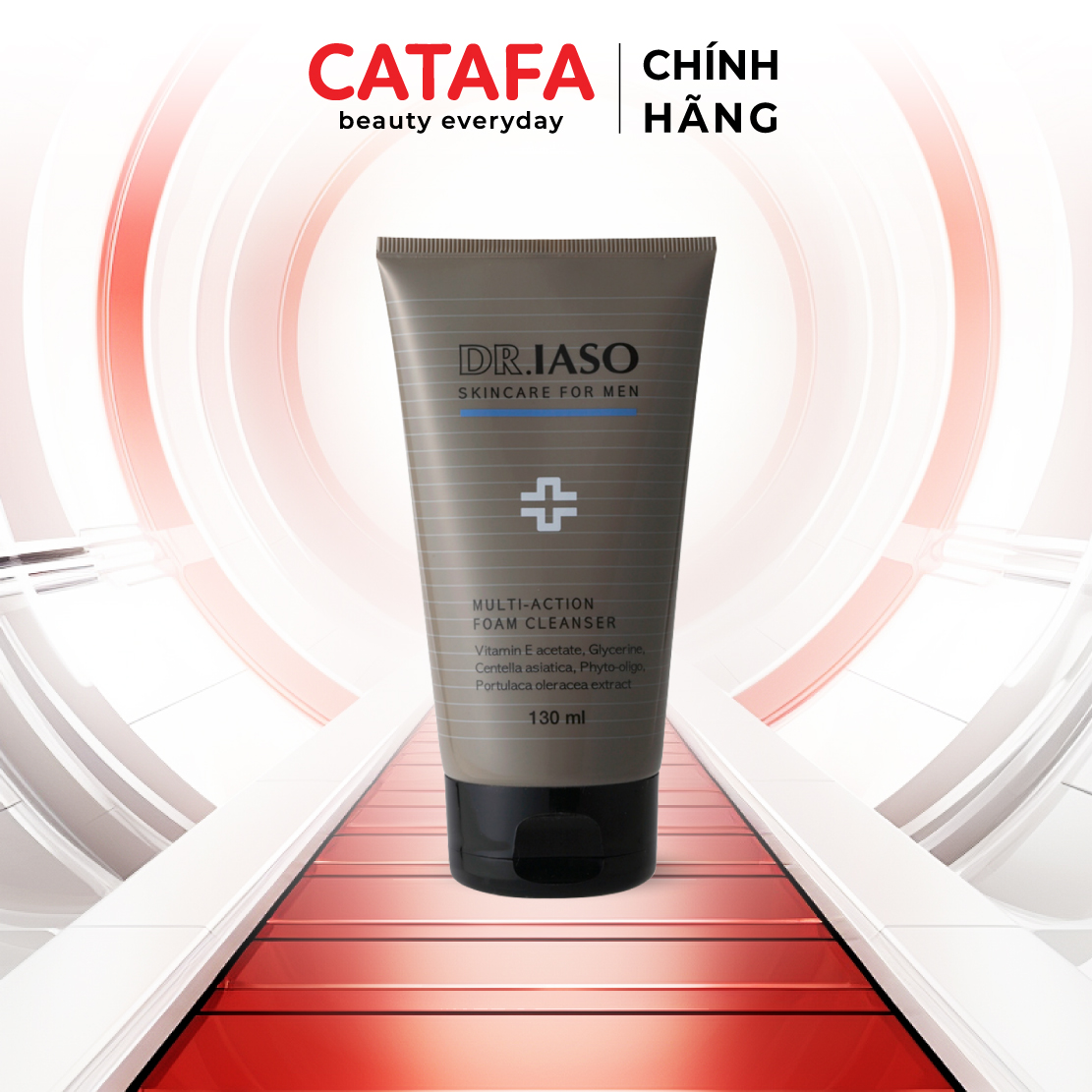 D17 Sữa rửa mặt cho nam giới Skincare For Men Multi-Action Foam Cleanser - Dr IASO