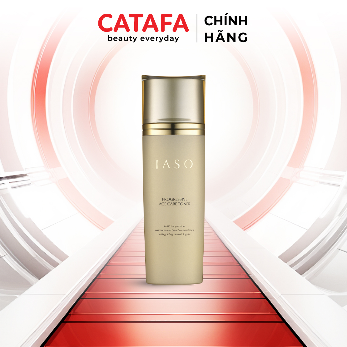 I17 Nước cân bằng da giúp giảm nếp nhăn Progressive Age Care Toner - IASO