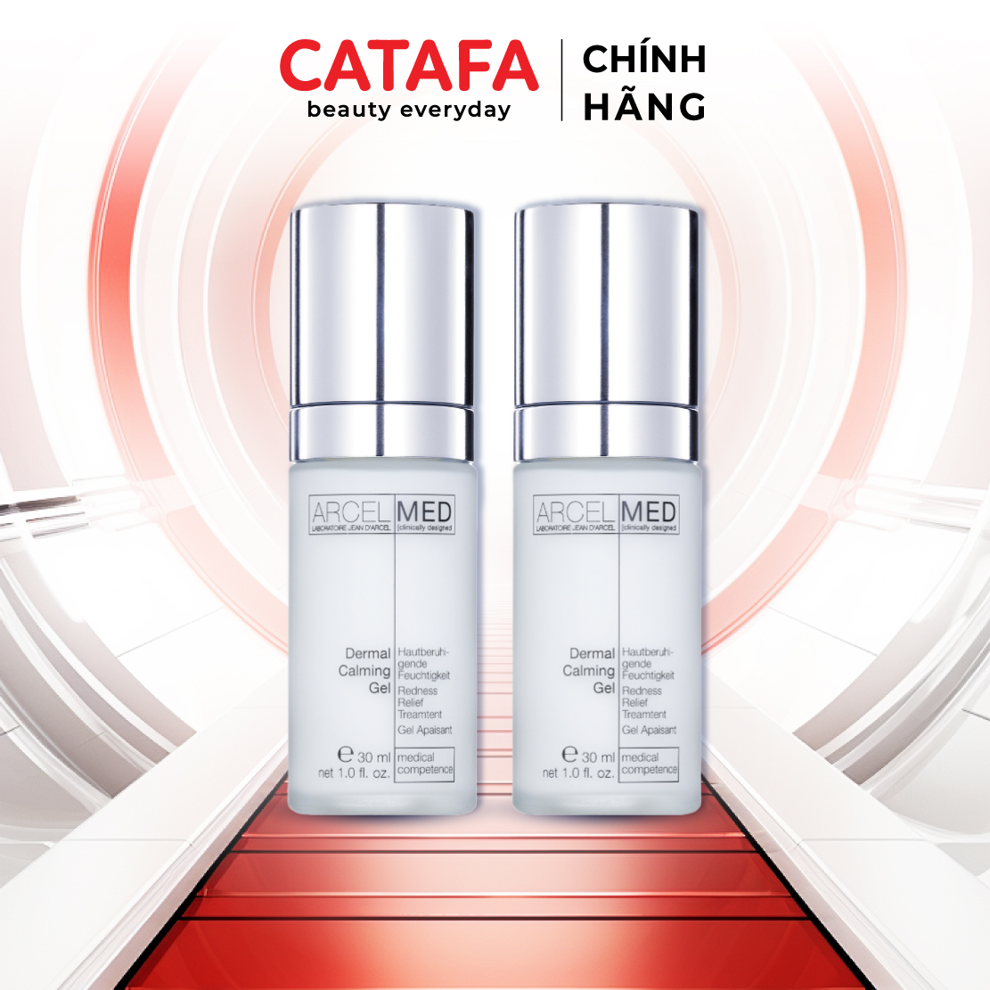 Combo 2 J101 Gel dưỡng ẩm, làm dịu da nhạy cảm Dermal Calming Gel - Jean d'Arcel