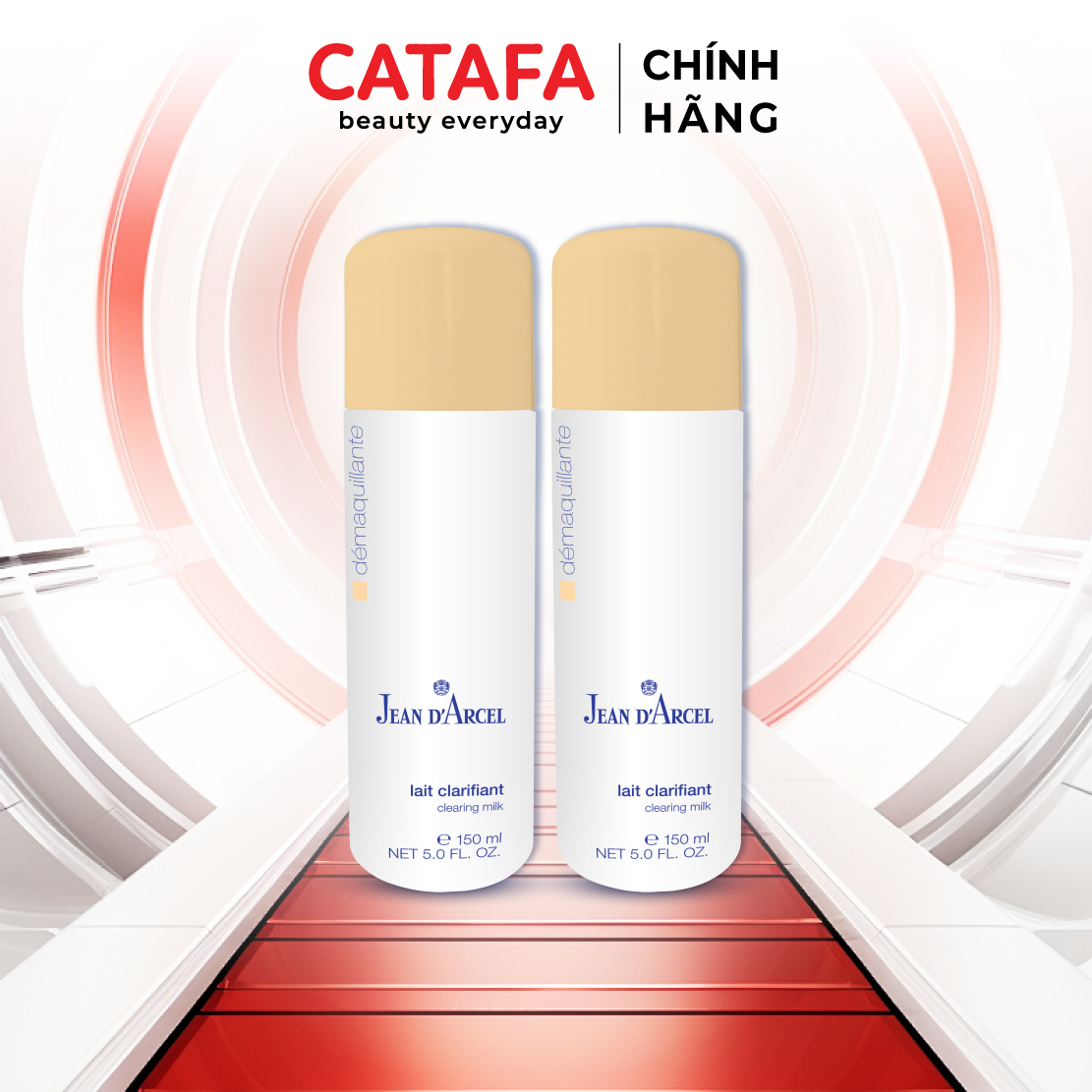 Combo 2 J107 Sữa rửa mặt Clearing Milk - Jean d'Arcel