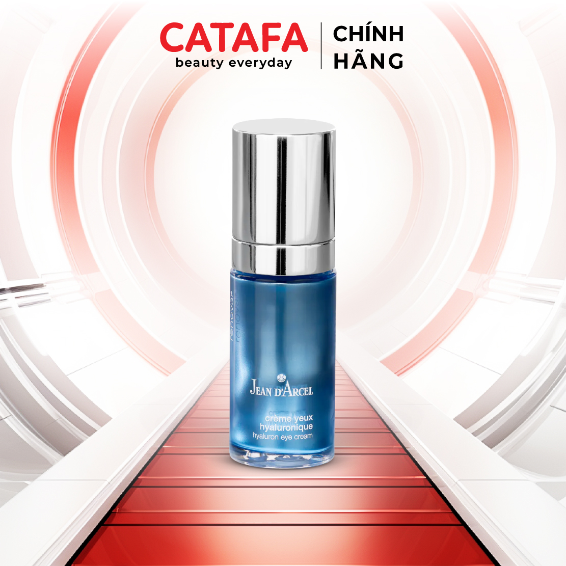 J180 Kem dưỡng ẩm giúp giảm khô và giảm nhăn vùng da mắt Hyaluron Eye Cream - Jean d'Arcel