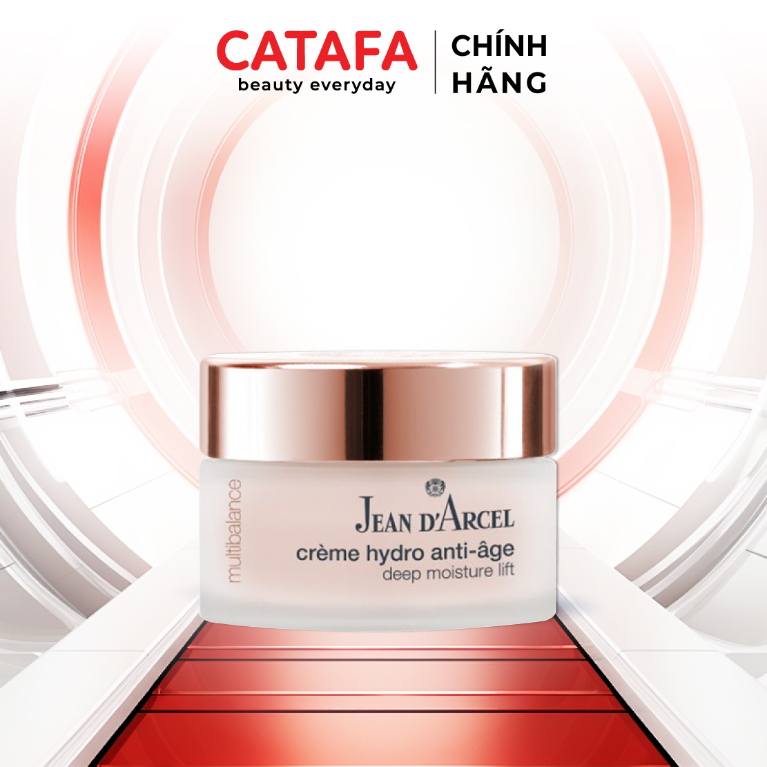 J183 Kem dưỡng ẩm giúp giảm nhăn và săn chắc da Crème Hydro Anti-âge - Jean d'Arcel