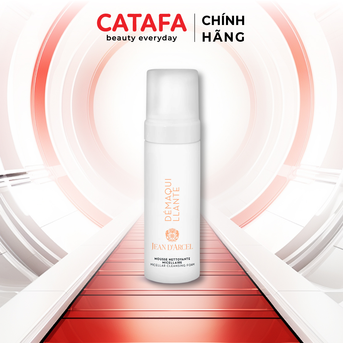 J227 Bọt tẩy trang Micellar Cleansing Foam - Jean d'Arcel