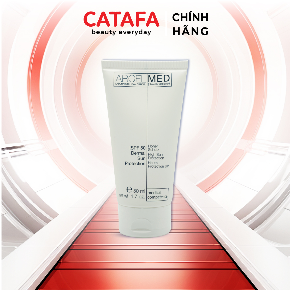 J26 Kem chống nắng SPF50 Dermal Sun Protection - Jean d'Arcel