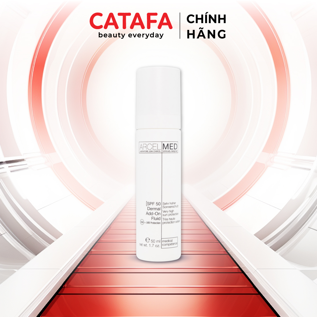 J28 Sữa chống nắng SPF50 Dermal Add-On Fluid - Jean d'Arcel