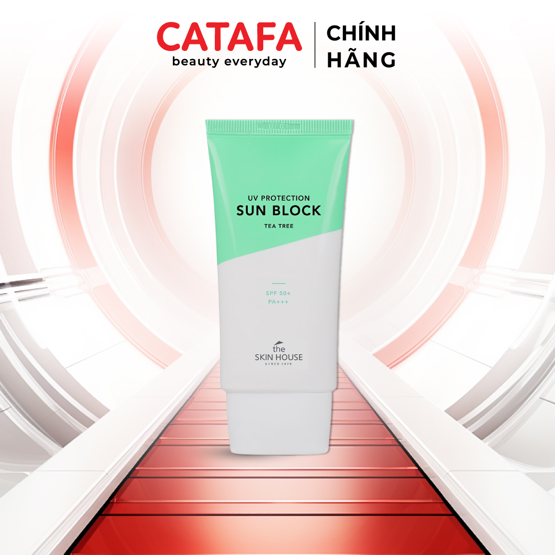 T61 Kem chống nắng UV Protection Sun block TeaTree (SPF50+, PA+++) - The Skin House