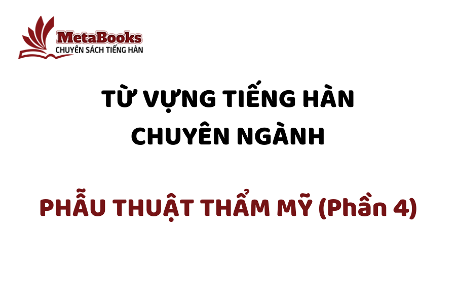 tu-vung-tieng-han-chuyen-nganh-phau-thuat-tham-my-phan-4