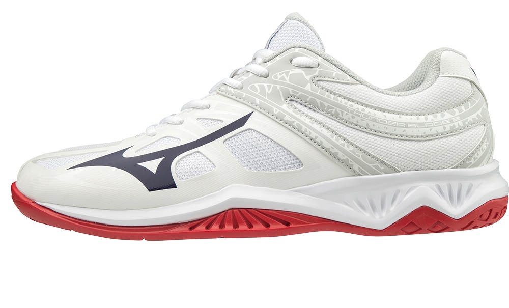 Giày cầu lông Mizuno Thunder Blade 2 - Trắng