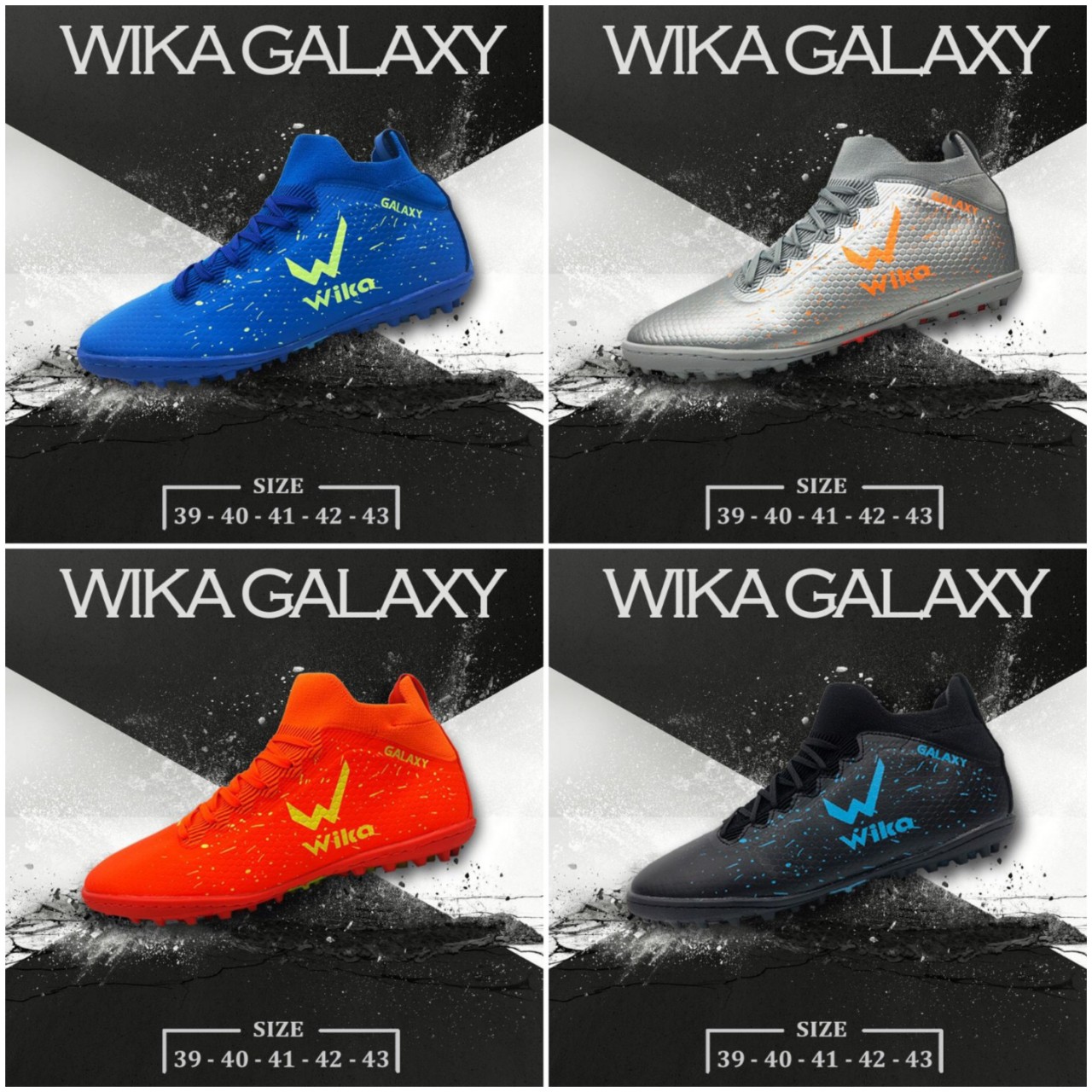 Giầy Bóng Đá Wika Galaxy  - Full Màu