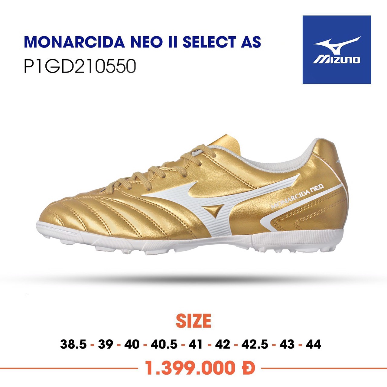 Giày Đá Bóng Mizuno MONARCIDA NEO II SELECT AS