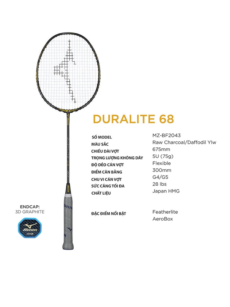 V t C u L ng Mizuno DURALITE 68 ch nh h ng 181sport.vn