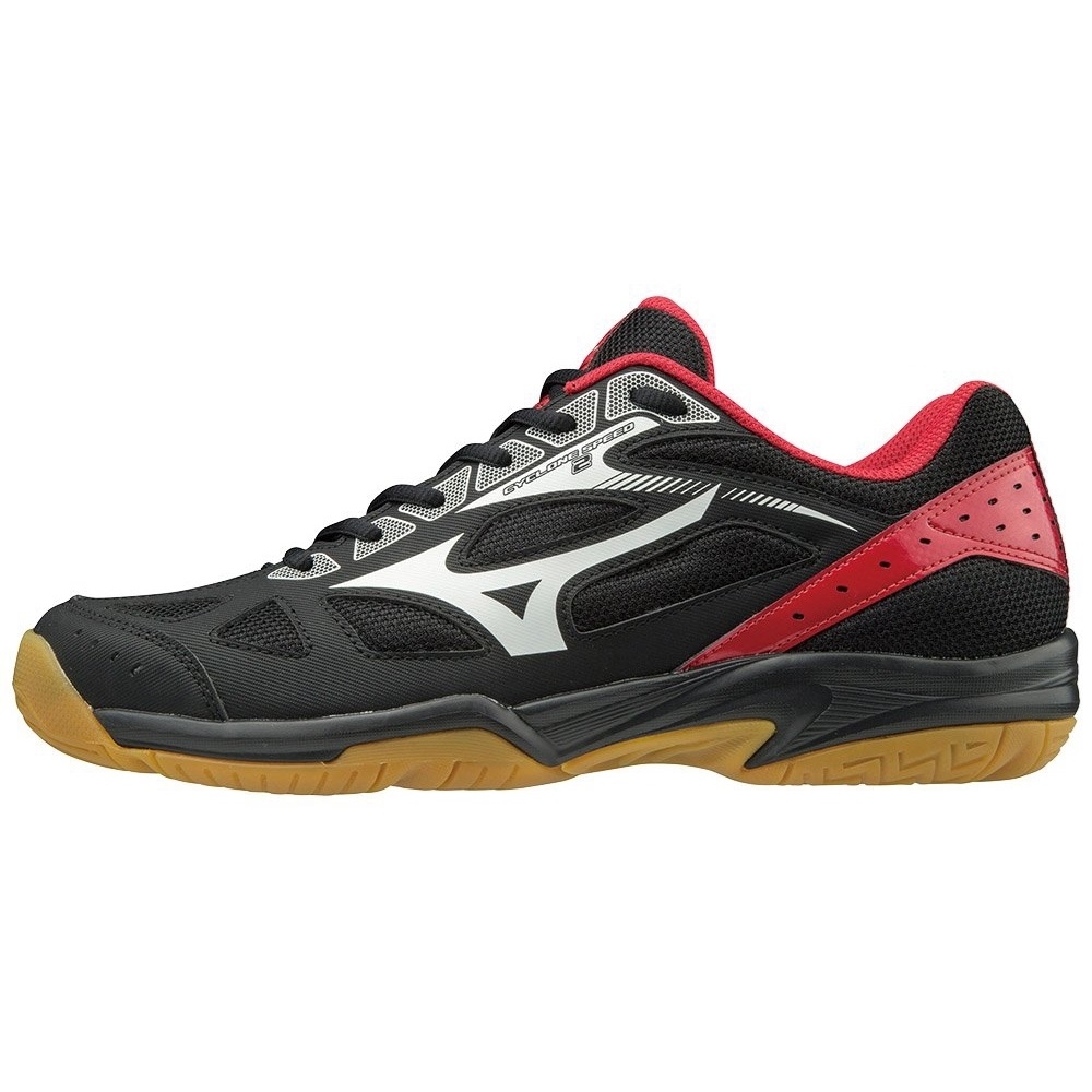 Giày Cầu Lông Mizuno Cyclone Speed 2 - Đen trắng đỏ