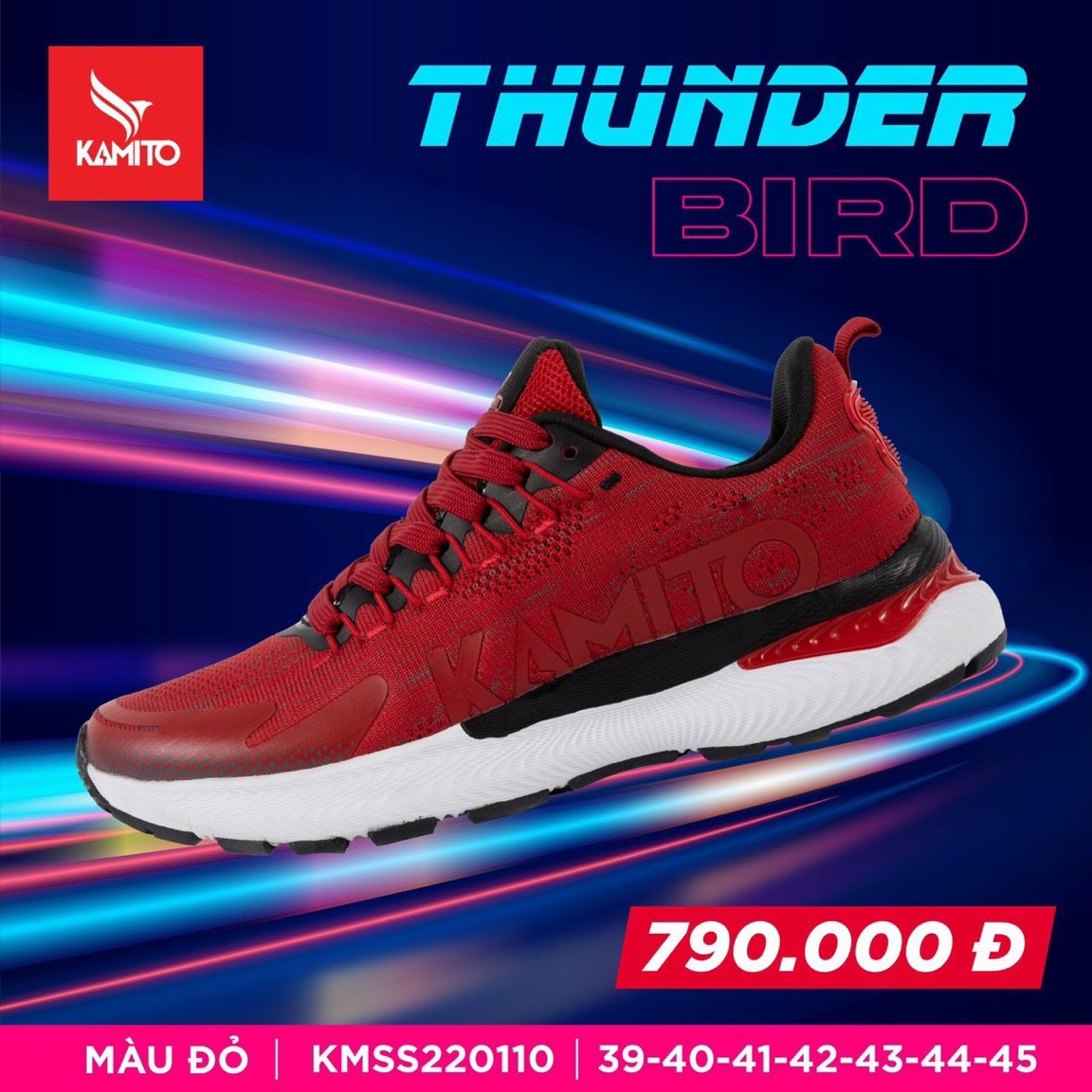 Giày thể thao Kamito chạy bộ Thunder Bird