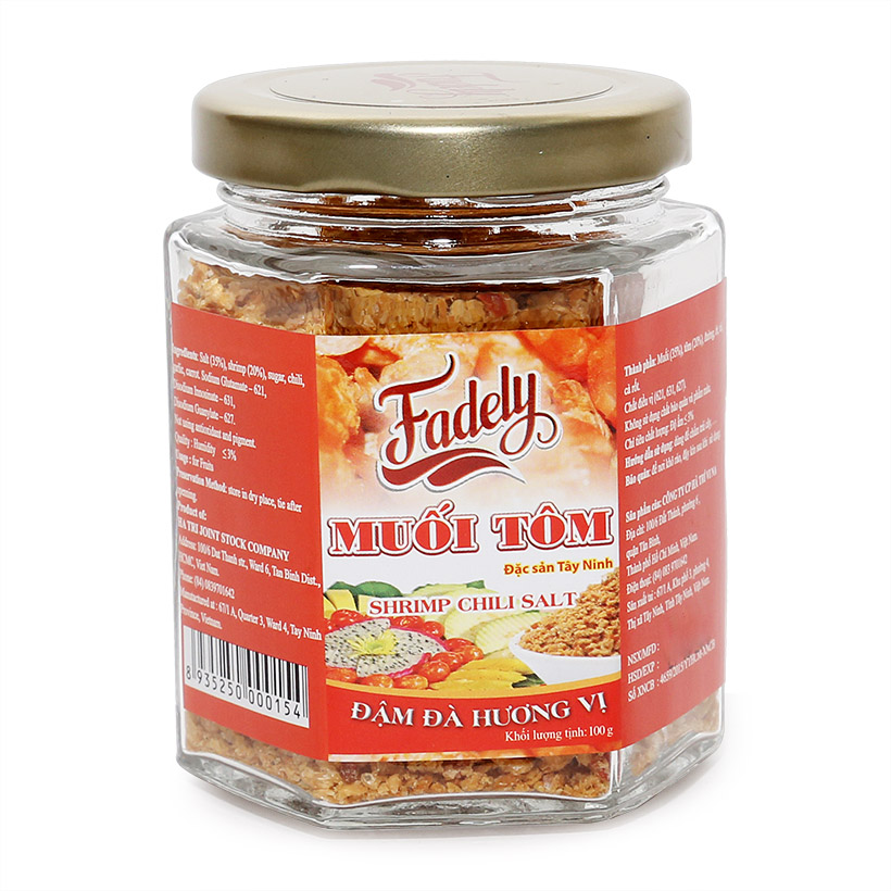 Muối tôm Fadely lọ 100g