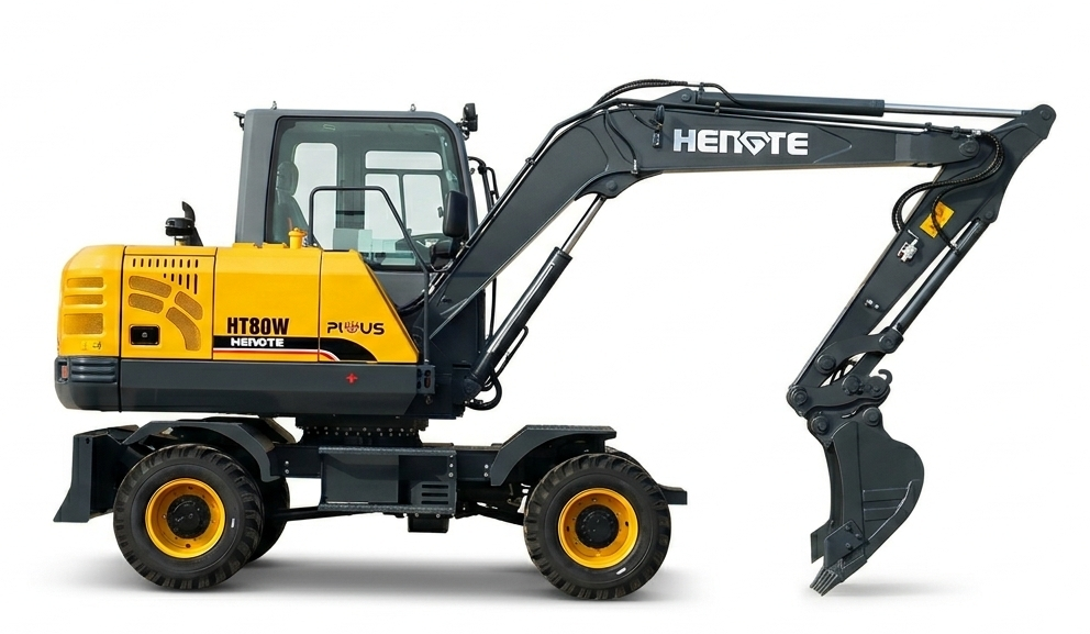 Máy xúc đào bánh lốp 0.3m3 Trung Quốc