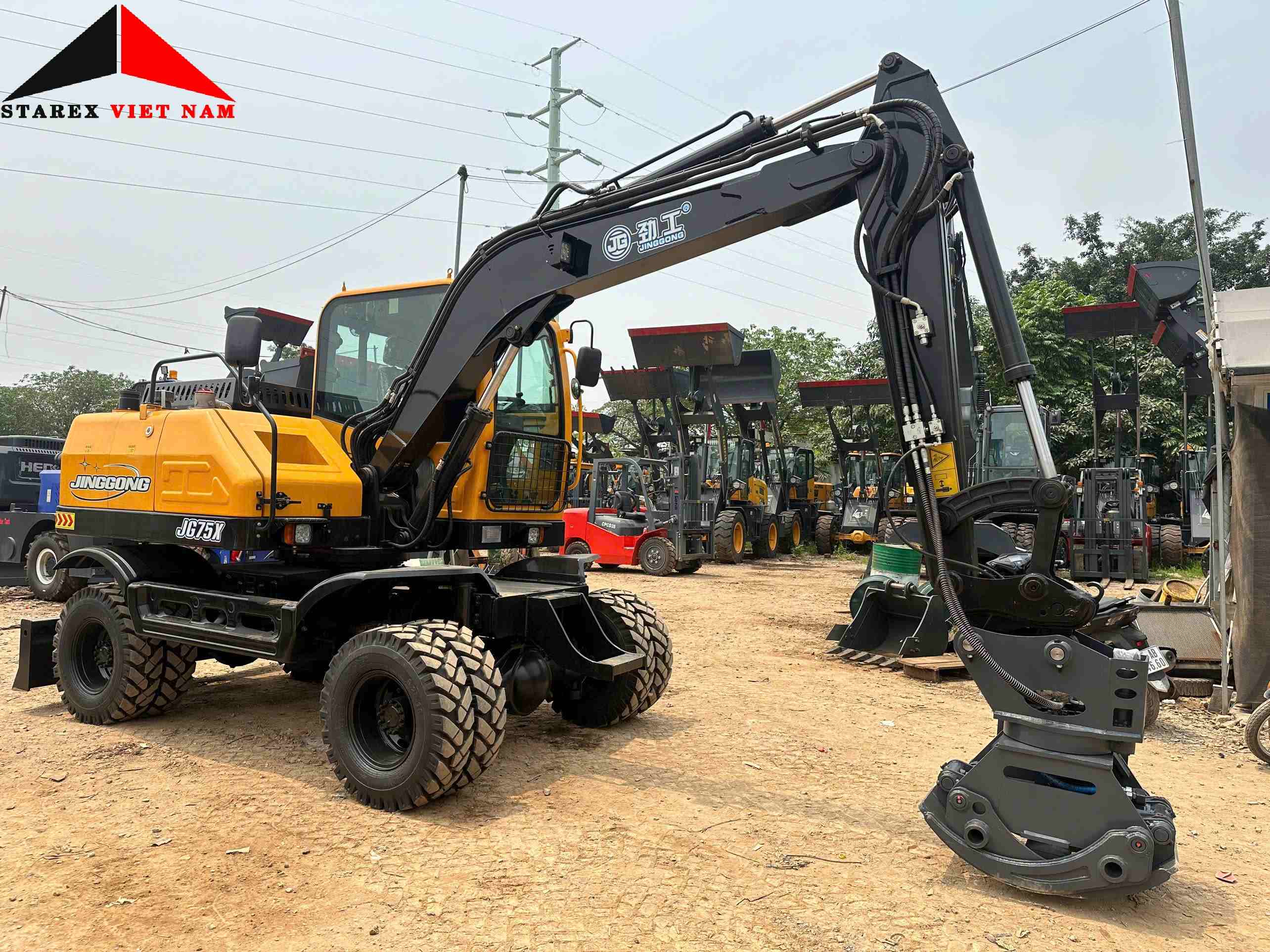 xe gắp gỗ, gắp mía
