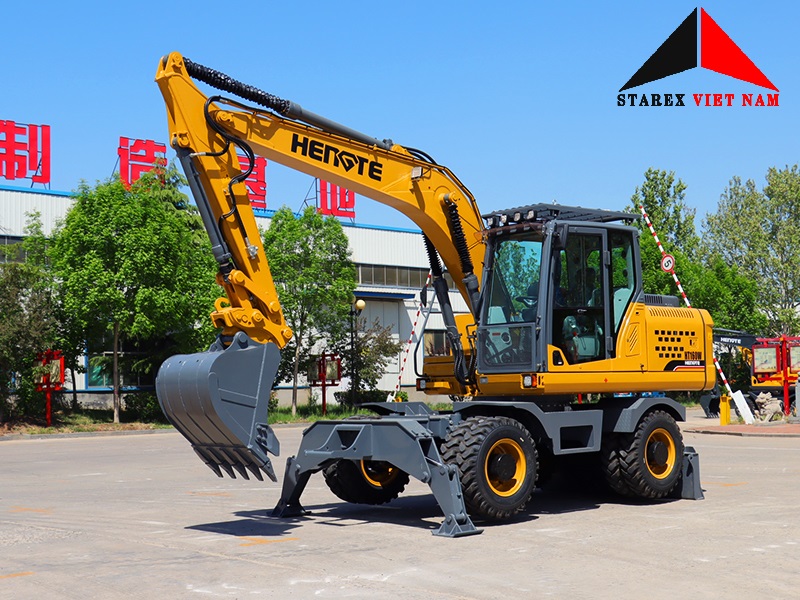 Máy xúc đào 06 Hengte HT160W