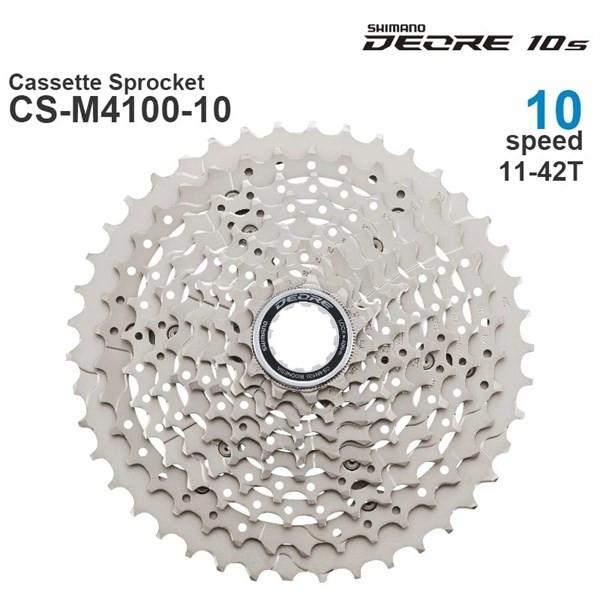 Cassette 10 Velocidades 11-46t Shimano Deore M4100 Mtb Cassette