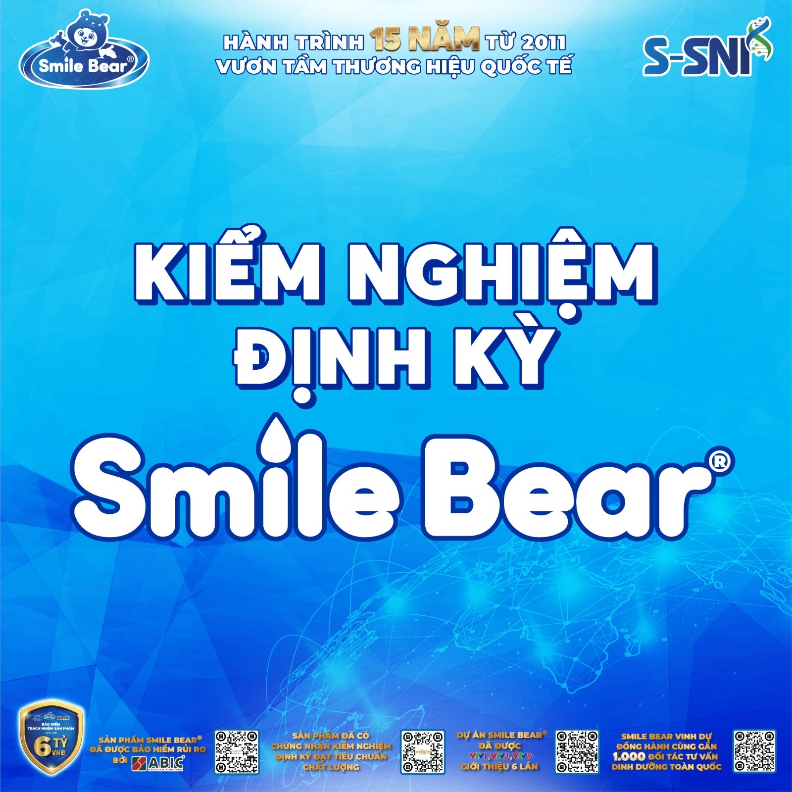 Smile Bear® Công Bố Kết Quả Kiểm Nghiệm Định Kỳ: Cam Kết Minh Bạch Và Chất Lượng