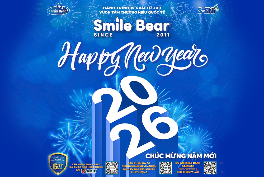 SMILE BEAR CHÚC MỪNG NĂM MỚI 2026