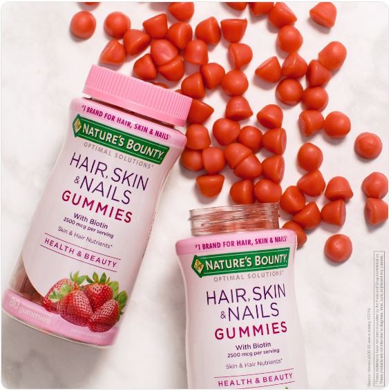 KẸO DẺO MỌC TÓC HAIR SKIN & NAILS GUMMIES NATURE'S BOUNTY | Lona Store KẸO DẺO MỌC TÓC HAIR SKIN & NAILS GUMMIES NATURE'S BOUNTY | Lona Store
