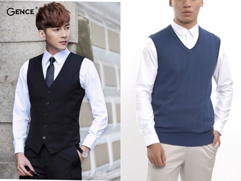 Áo gile nam công sở đang được thịnh hành