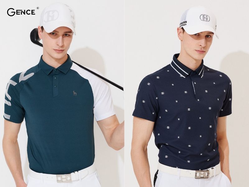 Áo golf nam bắt buộc phải có cổ và chất liệu thoáng mát
