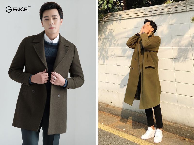 Áo măng tô cho nam