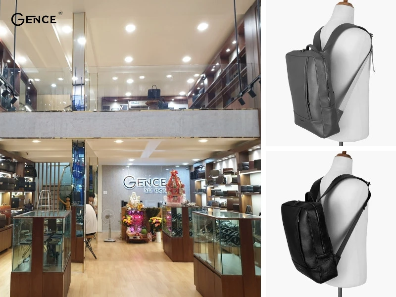 Gence chuyên cung cấp balo đựng laptop làm từ da bò thật