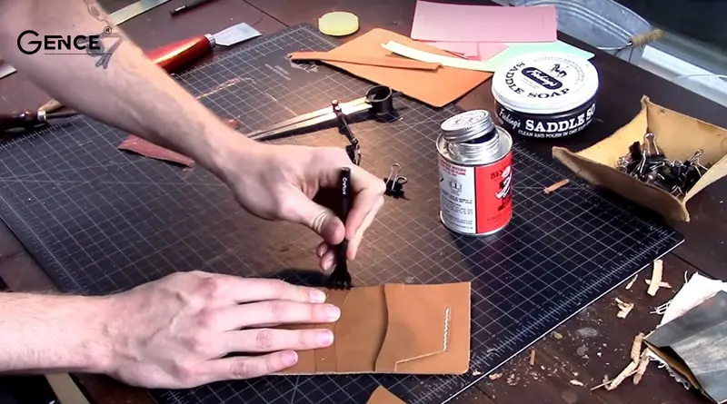 Bản vẽ thiết kế ví da cho nam