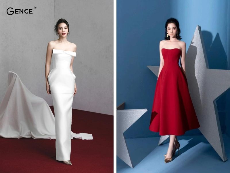 Không diện những chiếc áo/váy cúp ngực