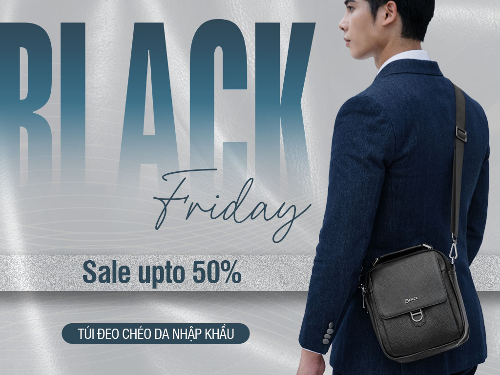 Black Friday 2024 sale túi đeo chéo nam Gence 50%