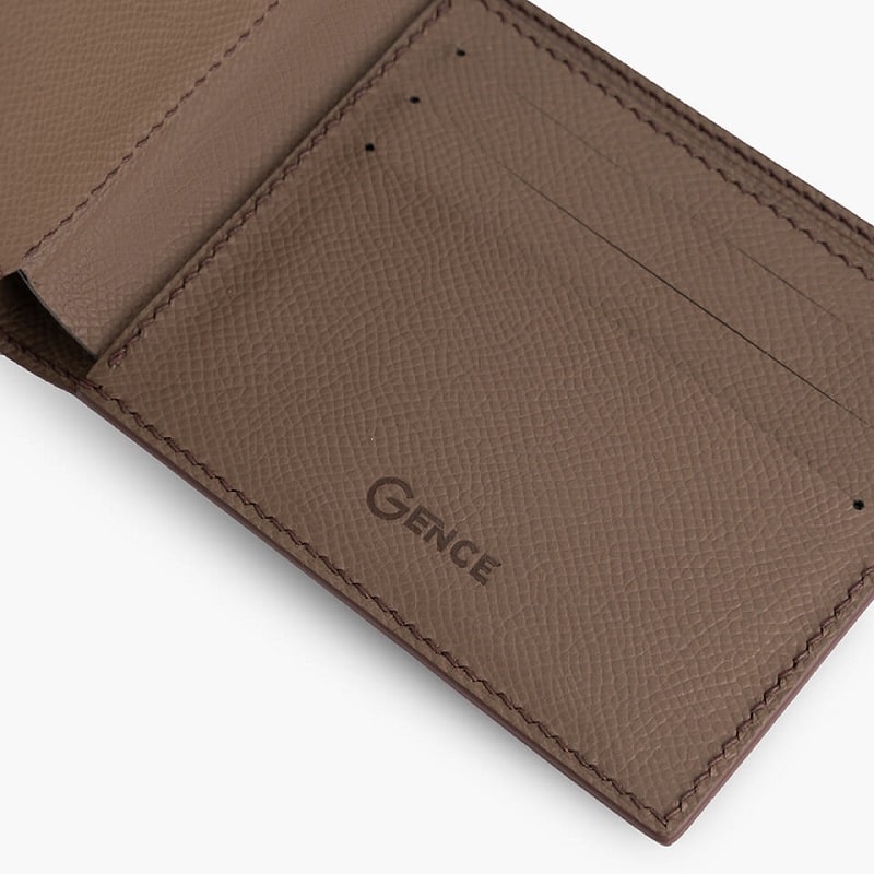 Bóp ngang nam gence HM09 da epsom chống xước mạnh mẽ từ Ý