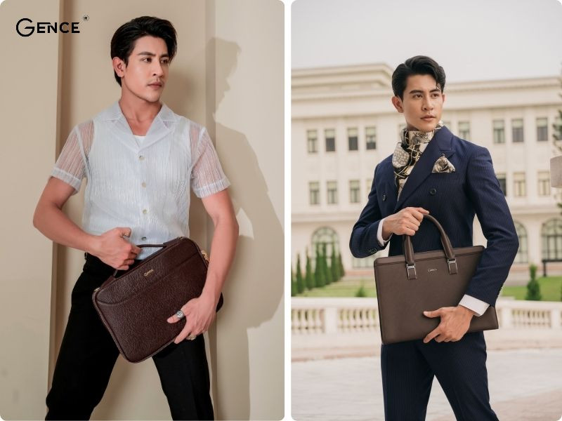 Mặc trang phục phối cặp da đúng hoàn cảnh tăng sự điển trai, phong cách