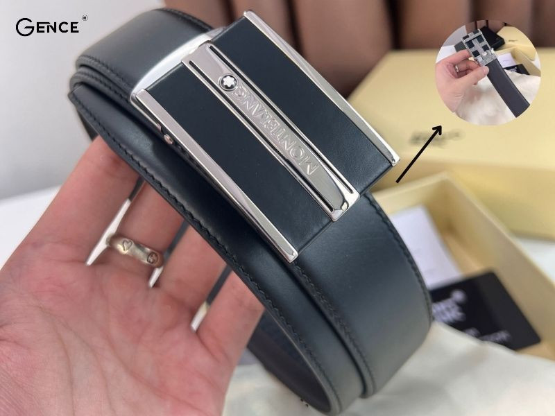 Thắt lưng da nam mặt khóa kẹp rút