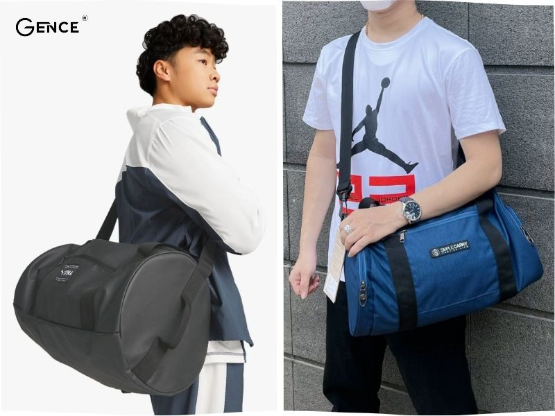 Phối đồ nam cùng túi Duffel
