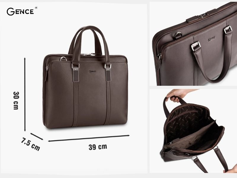 GCE26 màu nâu khóa kéo